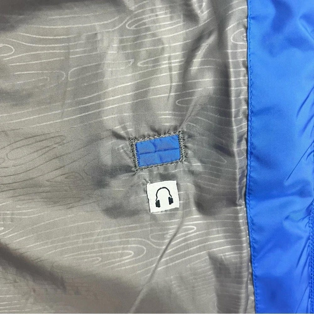 Nike SB Down Jacket Youth XL Blue Skateboarding Snap Zip Quilted Puffer 13-15